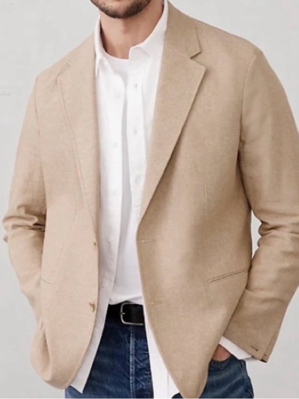 Banana Republic Linen Blend
Twill Jacket Size 40